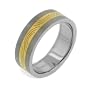 Precis Classic Titanium Band with Two Grooves