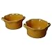 BIA Cordon Bleu Wavy 16-Ounce Round Souffles, Set of 2, Curry