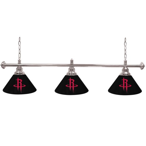  NBA Houston Rockets 3 Shade Billiard Lamp (60-Inch) 