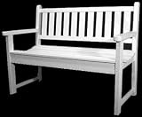 Garden Bench 48 Inch-Black