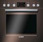 Bosch HND10EC40 Einbau-Backofen-Kochfeld-Kombination / A -20% / Kochfeld: Glaskeramik/Ceran / Herdfarbe: Braun / XXL-Backofen mit GranitEmail / HighSpeed-Glaskeramik