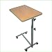 Adjustable Bed Table With 4 Castors - Overbed table