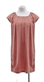 Joie Chateau Silk Clay Sand washed Capped Sleeve Shift Dress