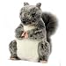 The Puppet Co. Grey Squirrel European Wildlife Hand Puppet