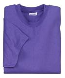 NEW Port & Company - 50/50 Cotton/Poly T-Shirt Purple-M