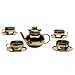 Simax Glass Gold Nostalgia Tea Service Set - 10 Piece Set