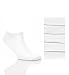 5 Pairs of Cotton Rich Plain Trainer Liner Socks