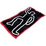 Crime Scene Dead Body chalk outline Beach Towel