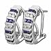 14K White Gold Sapphire and Diamond Earrings