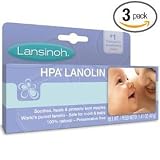 Lansinoh Breast Cream, 1.41 Ounce Tube (Pack of 3)
