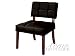 Elegant Styling PVC Leather Chair in Black