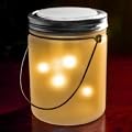 Fairy Jar Solar Powered Lights - Yellow