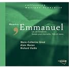 Emmanuel - Sonatine pour piano / Sonate pour clarinette, fl�te et piano (Coll. Musique Fran�aise)