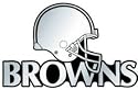 Cleveland Browns Silver Auto Emblem