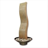 64 Curved Water Wall Decorative Fountain Color: Alabaster by 