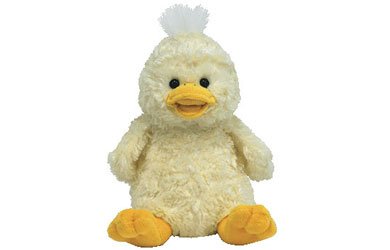 Ty Beanie Babies 2.0 Quackly  Yellow Duck, Sitting