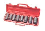 9-pc. 3/4 Deep Impact Socket CRV - SAE