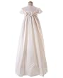 II: Tosha Hays Ivory Flower Silk Christening Gown *AMAZING* 3m/6m