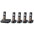 Panasonic Dect 6.0 Titanium Black Cordless Phone with Answering Machine (KX-TG6445T)