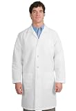 Full Length Lab Coat, Color: White, Size: XXXX-Large thumbnail