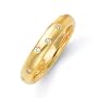 Diamond Starlight Band 4mm 18kt Yellow
