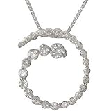 Moissanite Journey Circle Pendant