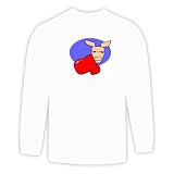 Long Sleeve T-shirt with glove, australia, boxing, kangaroo, animal, outback