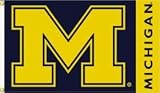 Michigan Wolverines 3'x5' Flag - COLLEGE ATHLETICS Sports Merchandise