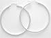 Celebrity X-Large 49 mm Sterling Silver Hoop Earrings