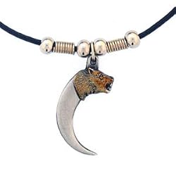 Earth Spirit Necklace - Bear Head Claw - Earth Spirit Necklace