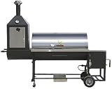24x48 Ultimate BBQ Pit with Upright Smoker by Pitts and Spitts