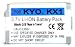 Replacement Lithium-ion Battery for Kyocera SoHo KX1