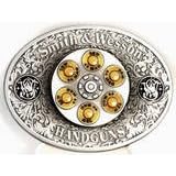 SMITH & WESSON HANDGUNS REVOLVING CHAMBER BELT BUCKLE