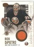 2002-03 Pacific Calder Jerseys #14 Rick DiPietro - New York Islanders (Piece of Authentic Jersey) (Hockey Cards)