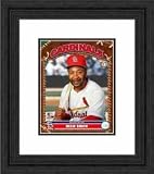 Framed Ozzie Smith St. Louis Cardinals Photograph