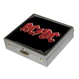 AC/DC Licensed Pill Box with Mirror