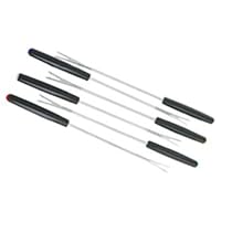 Fondue forks, set of 6, plastic handles
