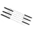 Fondue forks, set of 6, plastic handles