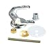 Fixation pour abattant - métal - lot de 2