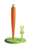 A di Alessi ""BUNNY & CARROT"" K&uuml;chenrollenhalter aus thermoplastischem Harz, gr&uuml;n