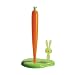 A di Alessi Bunny and Carrot Paper Towel Holder, Green