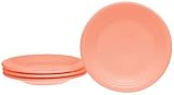 Fiesta Persimmon 464 7-1/4-Inch Salad Plates, Set of 4