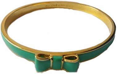Kate Spade Take a Bow Bright Beryl Green Bangle Bracelet