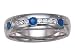 0.40 cts Sapphire Band - Platinum, 18kt White or Yellow Gold FREE GIFT BAG!