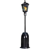 FireSense02419BlackPowercoatGasLampPatioFlare