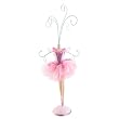 Ballerina On Pointe Jewelry Stand Pink Medium 14 Inches