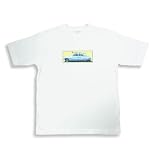 Charlie Rocket - Boys Short Sleeve Tee Shirt, White