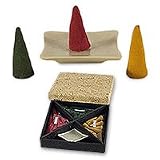 Incense cones and dish, 'Fruity Fragrance' (3 box sets)