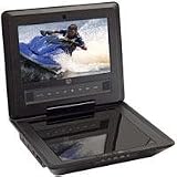 Accessory D7104 7-Inch LCD Portable DVD Player with Four Hour Playback, Black