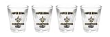 Super Bowl XLIV Champs 4pk Satin Etch Shots